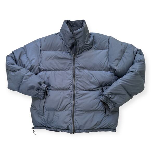 Vintage 90s Y2K Bear USA Mens Down Reversible Puffer Coat M Extreme Cold Weather - Picture 1 of 14